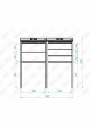 Роллетный шкаф ROLL-BOX SIMPLE Plus 24.05.23.V1-2