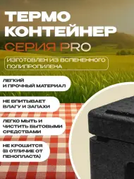 Термоконтейнер TERMOBOX Экстрим PRO, 14 л, 400х300х220 мм, 55кг/м3