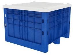 Большой пластиковый контейнер Type 1120, сплошной с крышкой