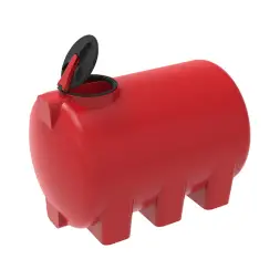 Емкость КАС 2000 H с откидной крышкой красный