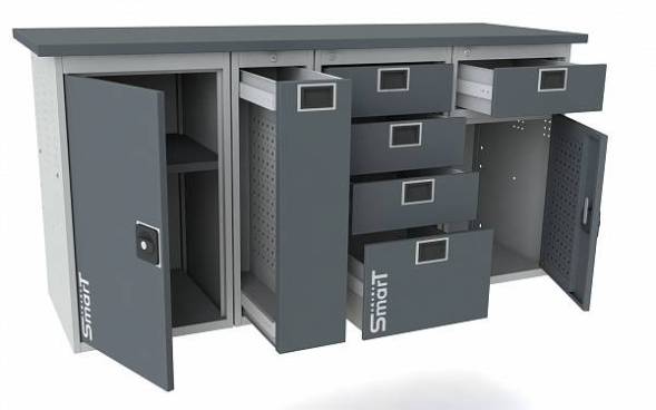 Верстак ДВК SMART 1760.1.P.4.1-1