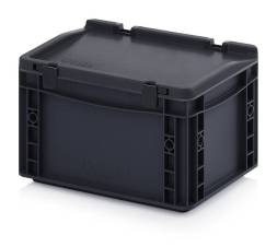 Евроконтейнер пластиковый ESD ED 32/17 HG, 30x20x18,5 см