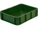Ящик пластиковый сплошной, 430х330х110 мм, зеленый [405]