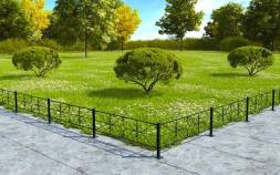 Газонное металлическое ограждение ГО-17, 1 пог. м.