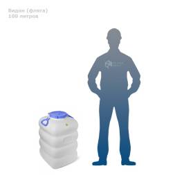 Бидон (фляга) 100 литров, белый