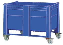 Большой пластиковый контейнер Type 800, 1200x800x900, сплошной на колесах