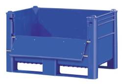 Большой пластиковый контейнер Type 800, сплошной с верхней дверцей