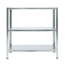 Стеллаж оцинкованный ПРАКТИК ES 75KD/75x30/3, 750х750х300 мм, 3 полки [ER-00014554]