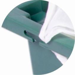 Пластиковый ящик 600х400х300 с держателем пакетов для фасовки