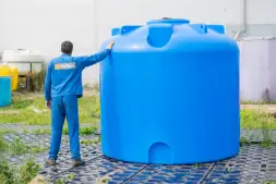 Емкость TR 8000 усиленная под плотность до 1.2 г/см3 синий