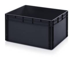 Евроконтейнер пластиковый ESD EG 86/42 HG, 80x60x42 см