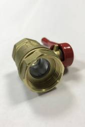 Кран шаровый латунь г-г рычаг 3/4&quot;