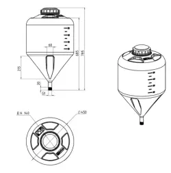 Емкость БИО 60л