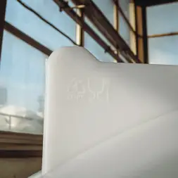 Емкость ЦКТ 5000 л с патрубком 160мм под плотность до 1,2 г/см3 белая в обрешетке с лестницей